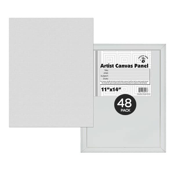 Creative Mark 11x14" Canvas Panels - Pack of 48