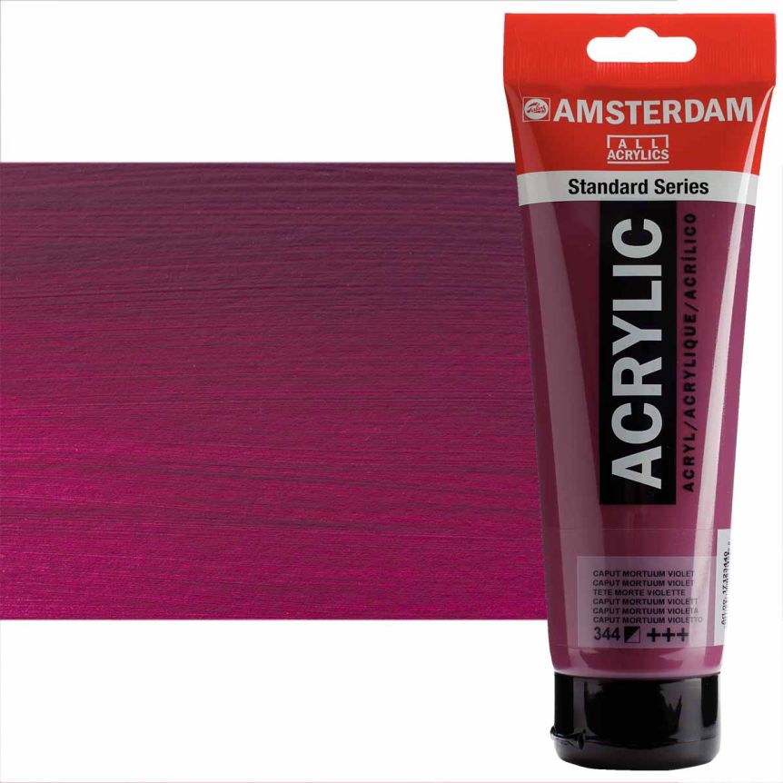 Amsterdam Standard Series Acrylic Paint - Caput Mortuum Violet, 250ml Tube