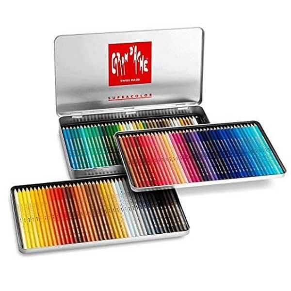 Caran D' Ache Supracolor Soft Aquarelle Watercolor Pencils Set of 120 - Assorted Colors