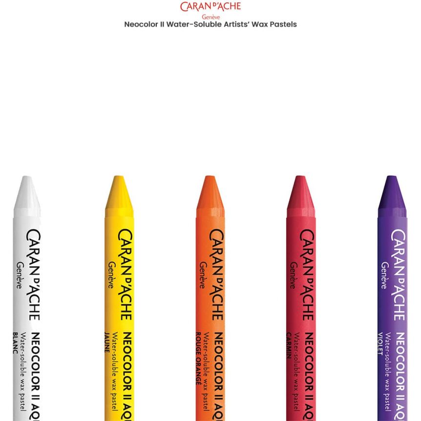 Caran d'Ache's 50 Neocolor I wax crayons - a closer look – Artnitso & Co