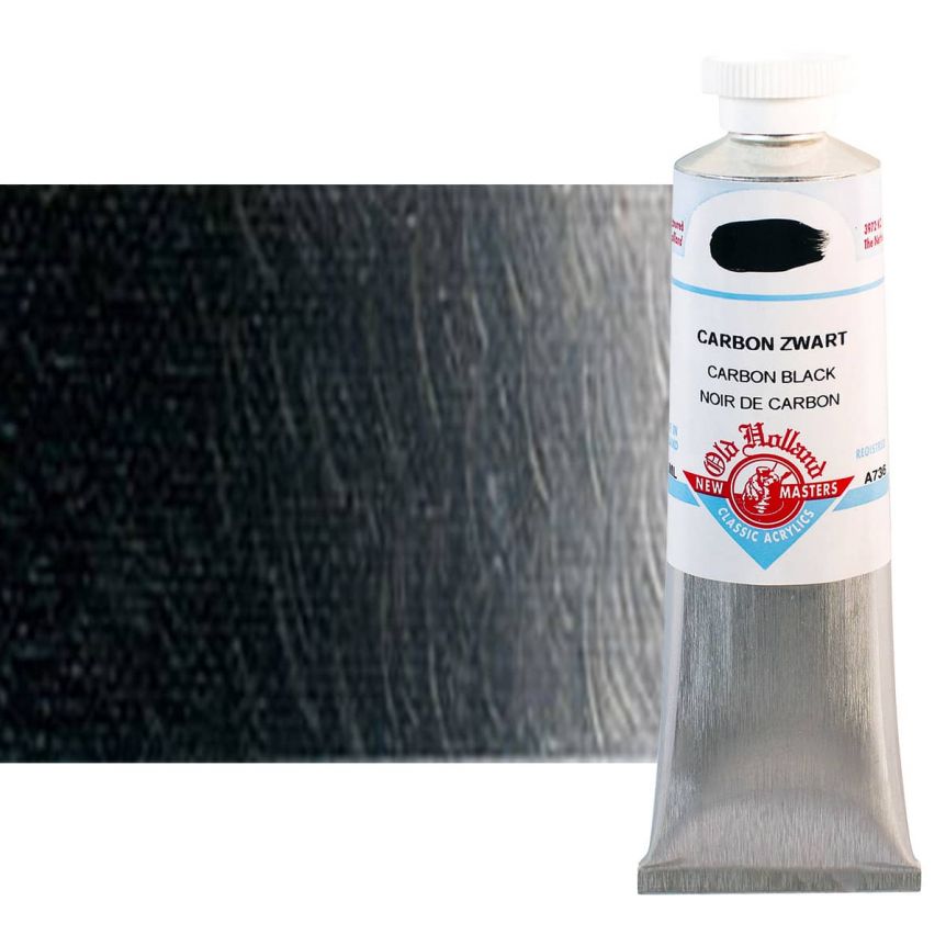 Old Holland New Masters Classic Acrylic Colors Carbon Black 60 ml