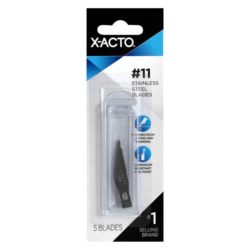  X-ACTO X3204 Retract-A-Blade Knife #11 Blade Blue/Black :  Utility Knives : Office Products