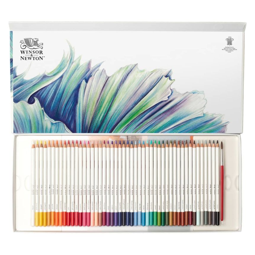 Winsor Newton Studio Watercolor Pencil Cardboard Box Set of 50