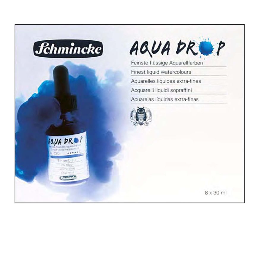 Schmincke Aqua Drop Liquid Watercolor 30ml Primary Set of 5 w