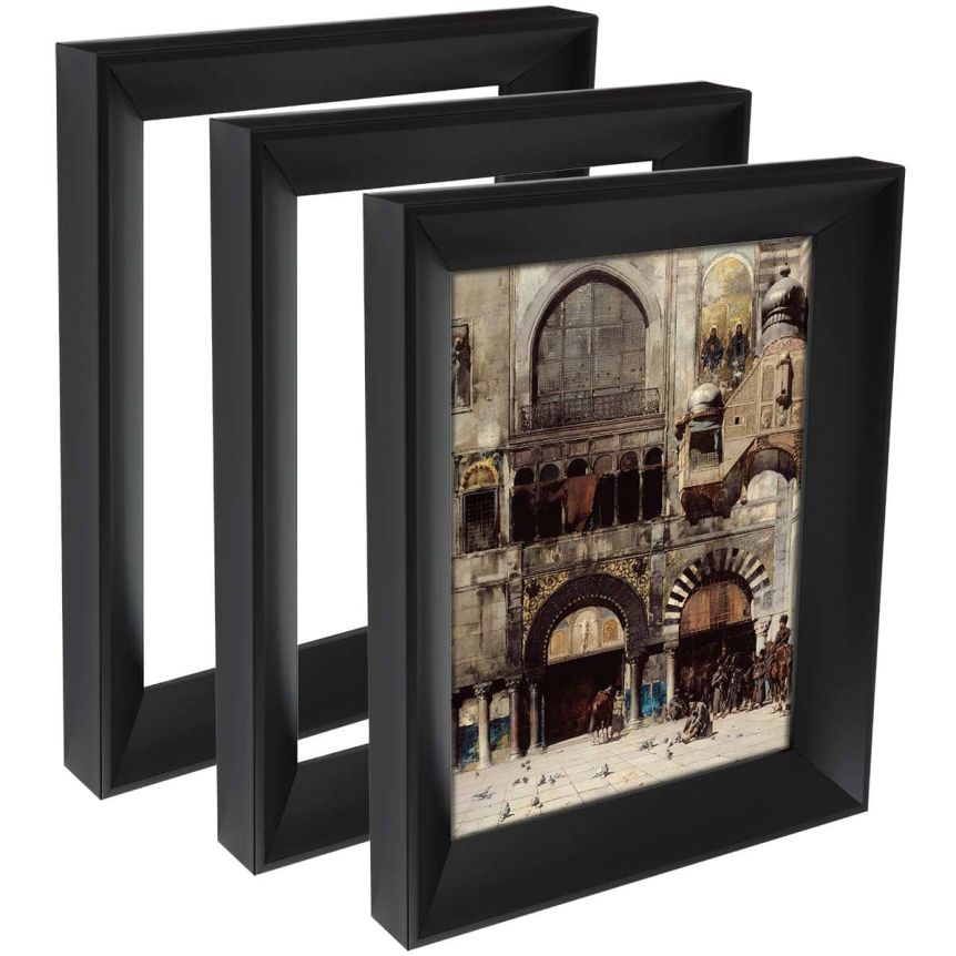 Expositions Open-Back Frame Black 24x30"-Box Of 3