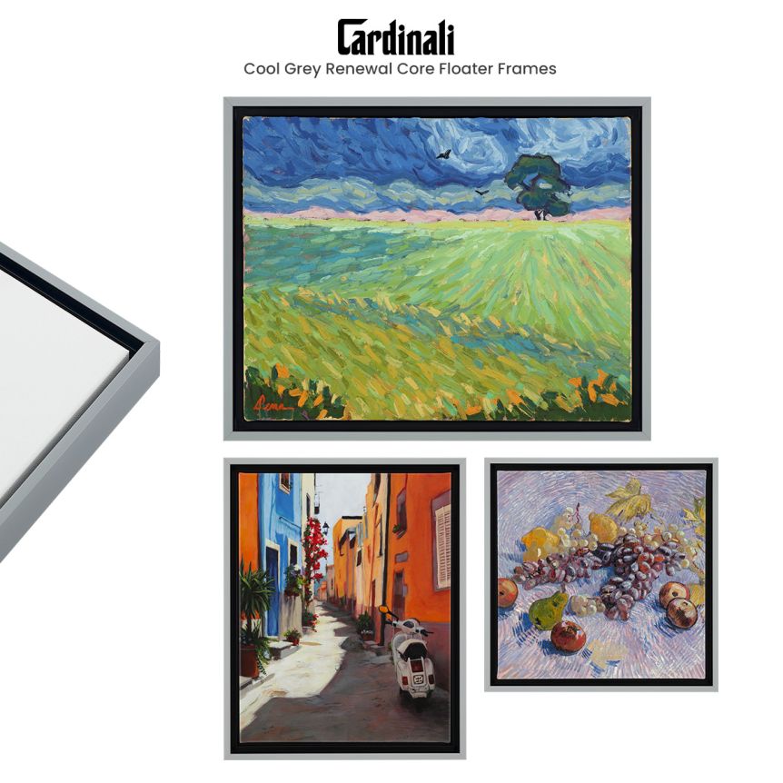 Cardinali Cool Grey Renewal Core Floater Frames