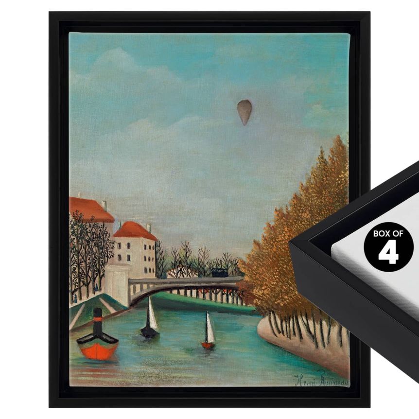 Cardinali Floater Frame, Black 12"x24" - 1-1/2" Deep (Box of 4)