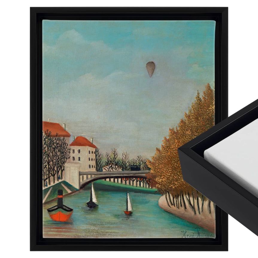 Cardinali Floater Frame, Black 12"x24" - 1-1/2" Deep