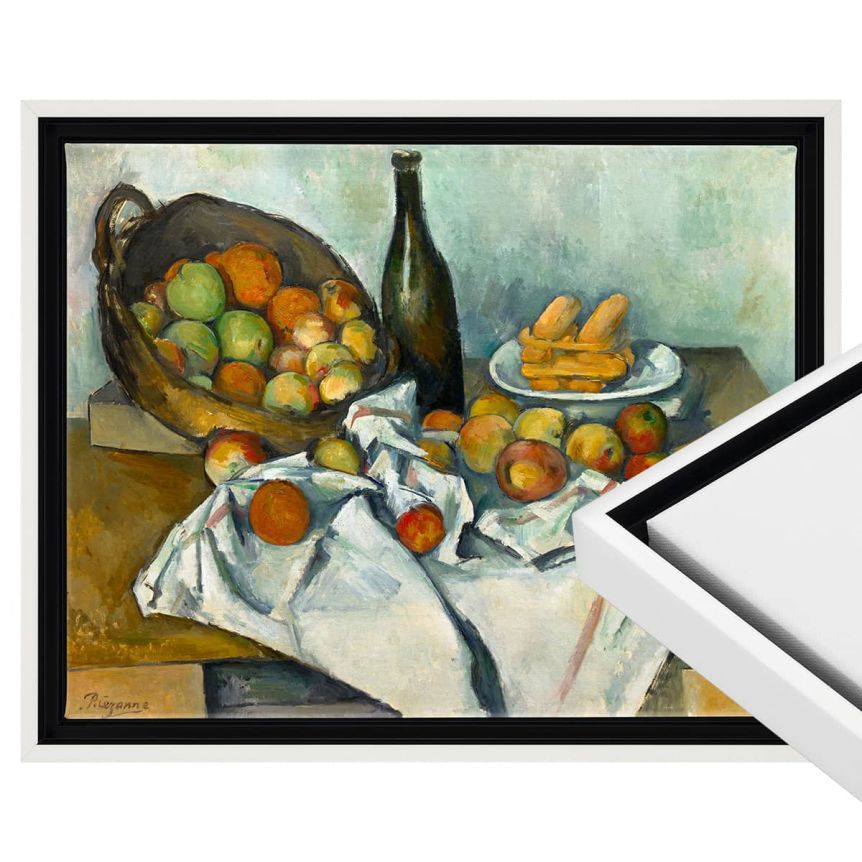 Cardinali Standard Depth White Floater Frame -5"x7" - 3/4" Deep 