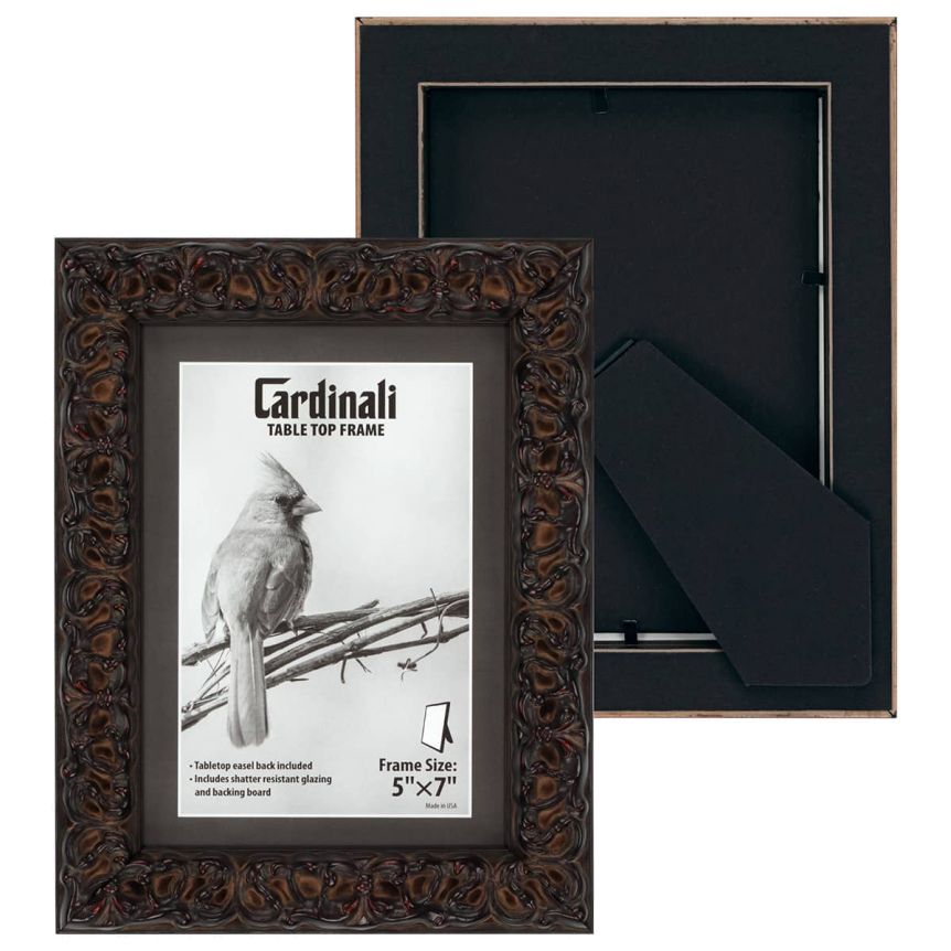 Cardinali Harper Style Tabletop Frame, Black - 5 x 7