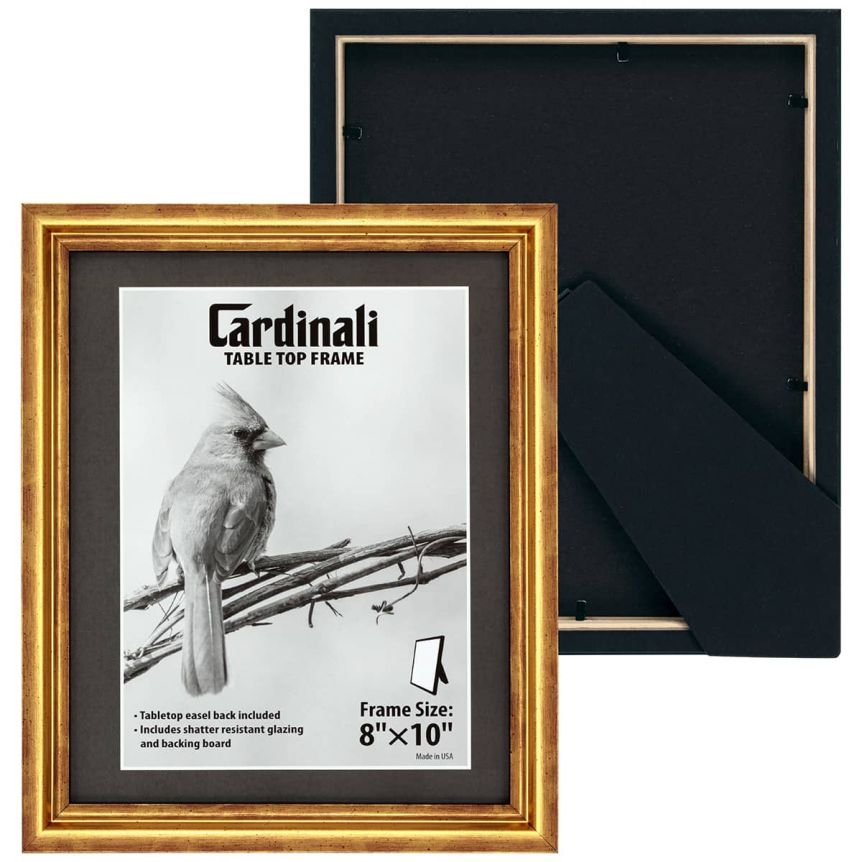 Cardinali Madden Style Tabletop Frame, Gold - 8 x 10