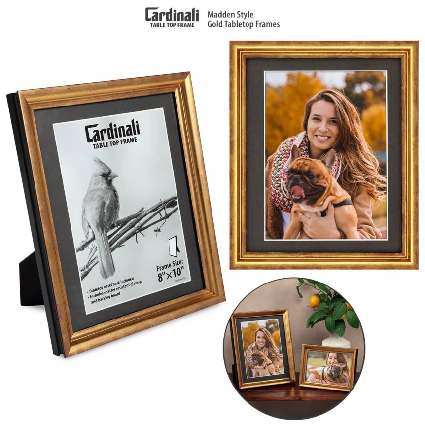 Cardinali Madden Tabletop Picture Frames | Jerry's Artarama