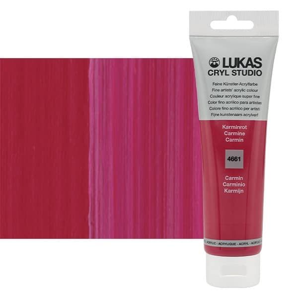 LUKAS CRYL Studio 125 ml Tube - Carmine
