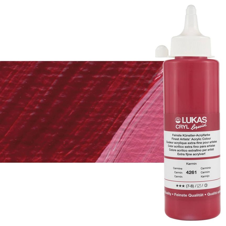 Cryl Liquid Acrylics Carmine 250ml