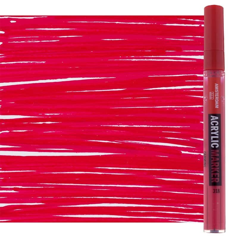 Amsterdam Acrylic Marker 4 mm Carmine