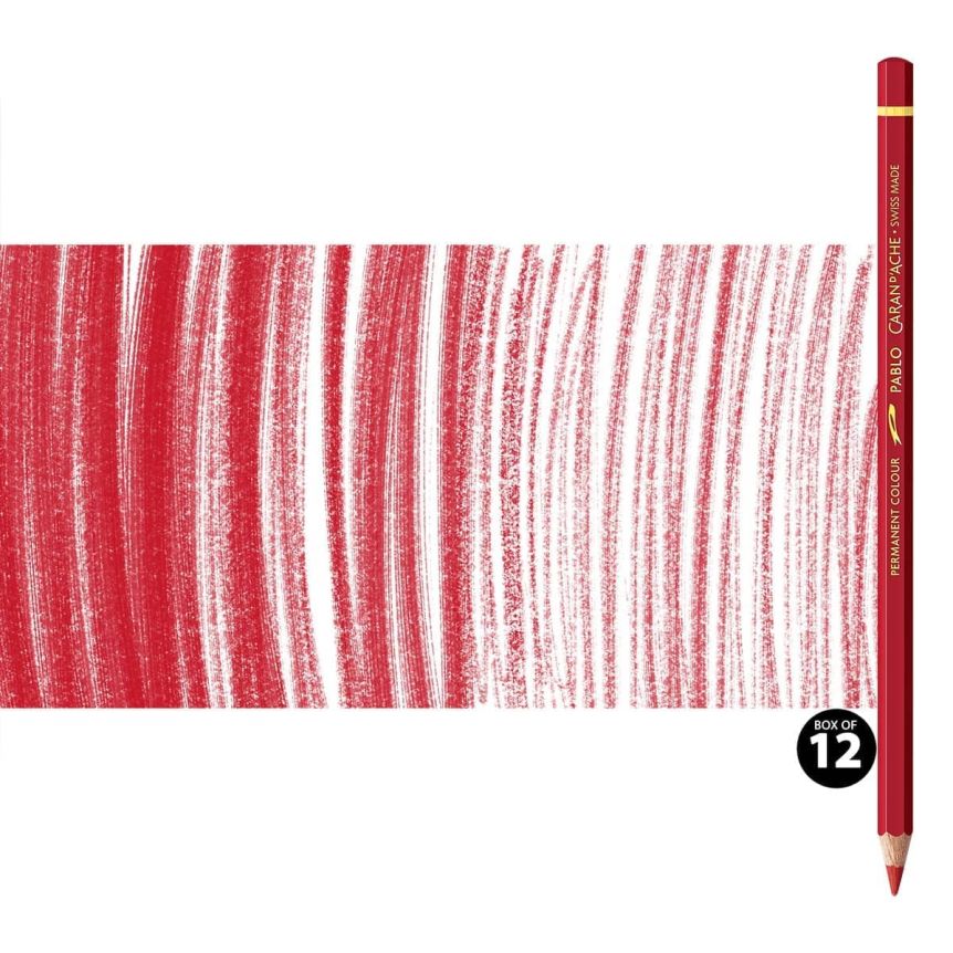 Caran d'Ache Pablo Pencils Set of 12 No. 080 - Carmine