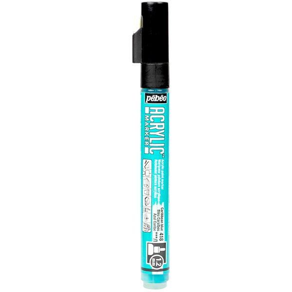 Pebeo Acrylic Marker 1.2mm - Carribean Blue