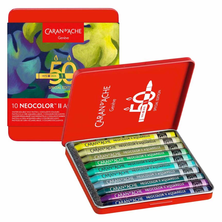 Caran d'Ache Neocolor II Aquarelle Water-Soluble Pastel - 50th