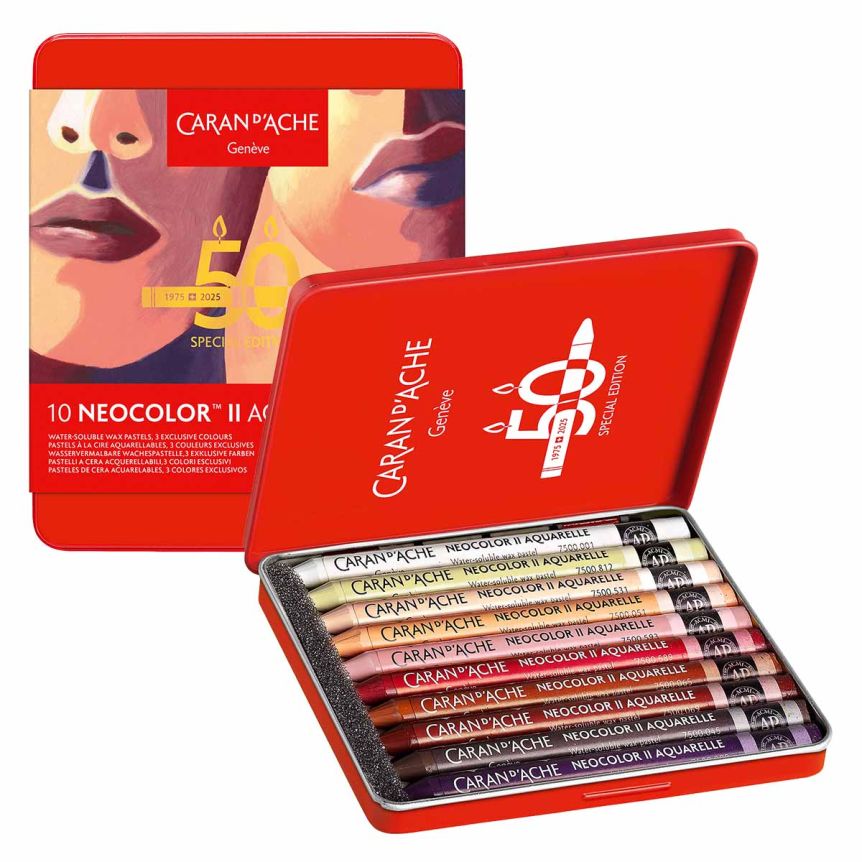 Caran d'Ache Neocolor II Aquarelle Water-Soluble Pastel - 50th