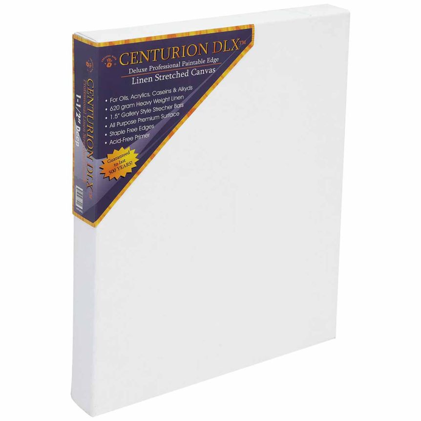 Centurion DLX Acrylic Primed Linen Canvas 11"x14", 1-1/2" Deep