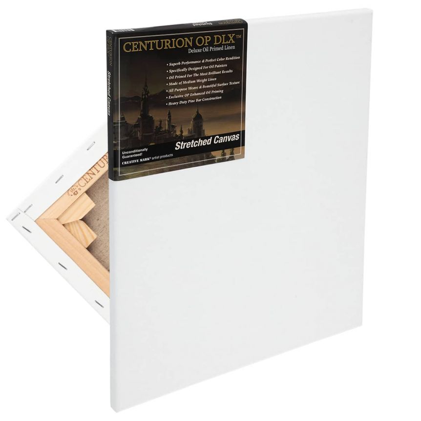 Centurion Deluxe Oil Primed Linen Stretched Canvas .67” Deep 