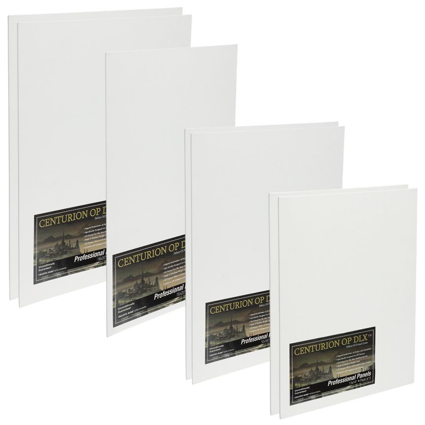 Centurion Deluxe Professional Oil Primed Linen Canvas Panels - 11x14-3 Pack  of Linen Canvases for Painting, Artwork and More