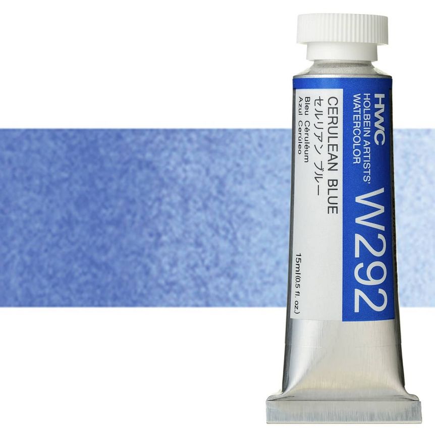 Holbein Artists' Watercolor 15 ml Tube - Cerulean Blue