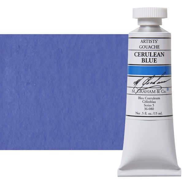 M Graham Gouache 15ml Cerulean Blue