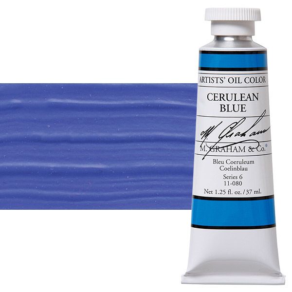 M. Graham Oil Color 37ml - Cerulean Blue