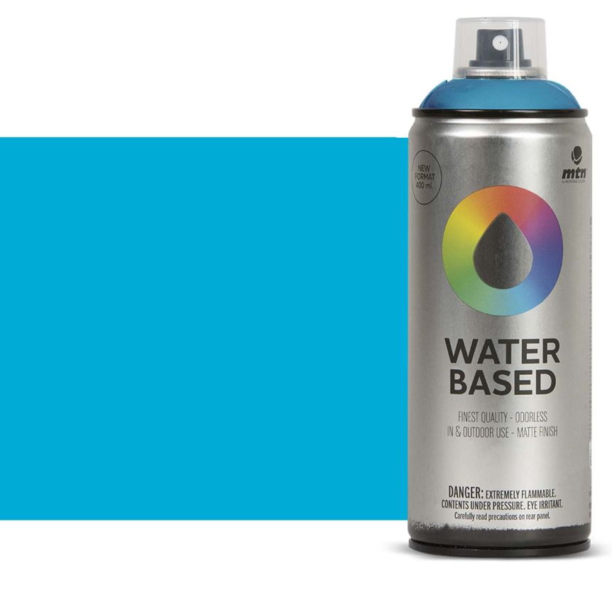 Montana Water Based Spray - Cerulean Blue, 400ml