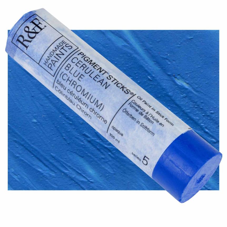 R&F Pigment Stick 100ml - Cerulean Blue Chromium