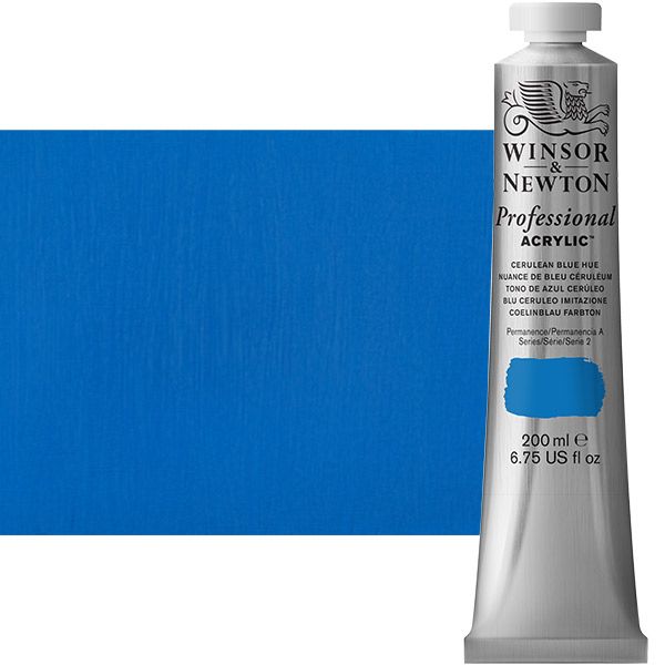 Winsor & Newton Professional Acrylic Cerulean Blue Hue 200 ml