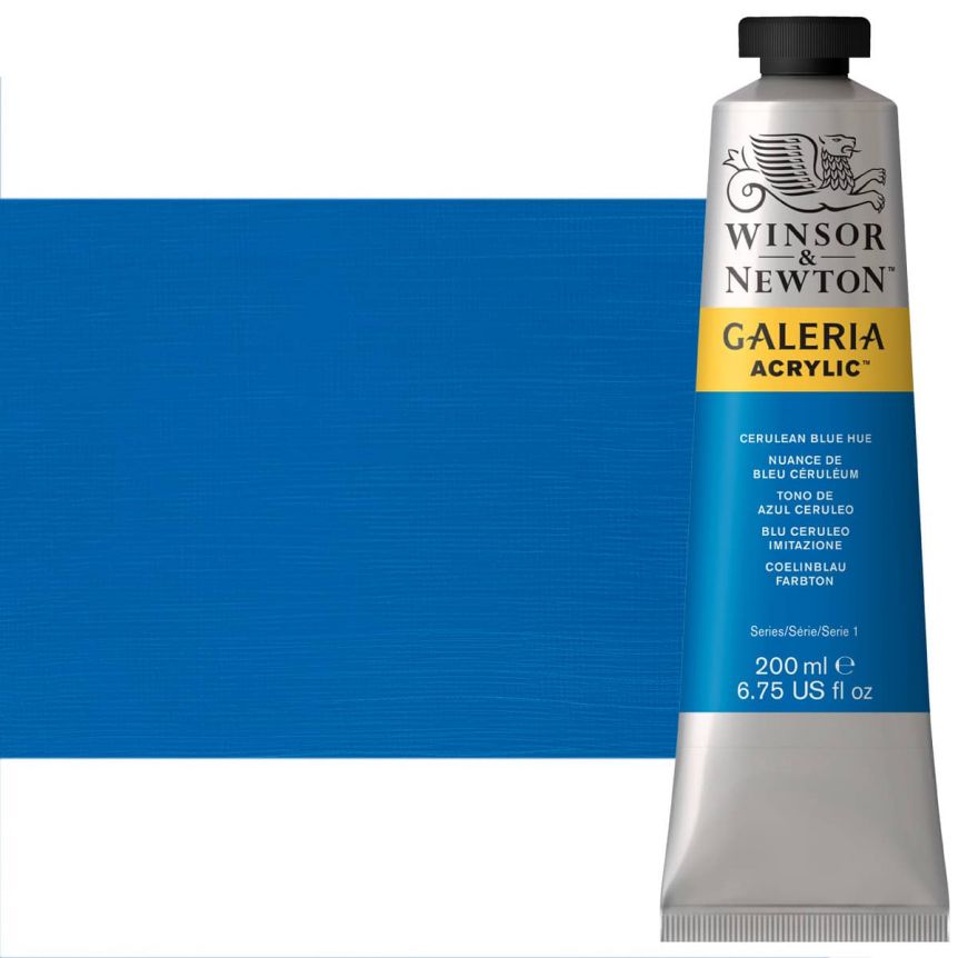 Winsor & Newton Galeria Flow Acrylic - Cerulean Blue Hue, 200ml