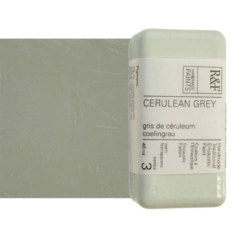 R&F Encaustic Paint 40Ml Cerulean Grey