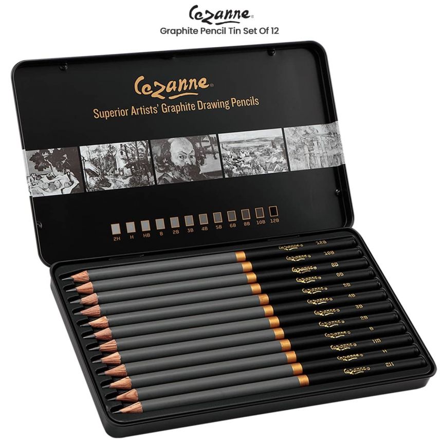 Drawing Pencil Set Artists, Graphite Pencils Schools