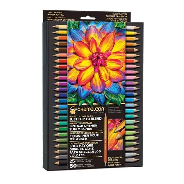 Chameleon Colored Pencil Set Of 25 Color Tones