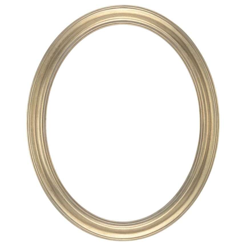 Ambiance Oval Frame - Champagne Silver, 20"x24"