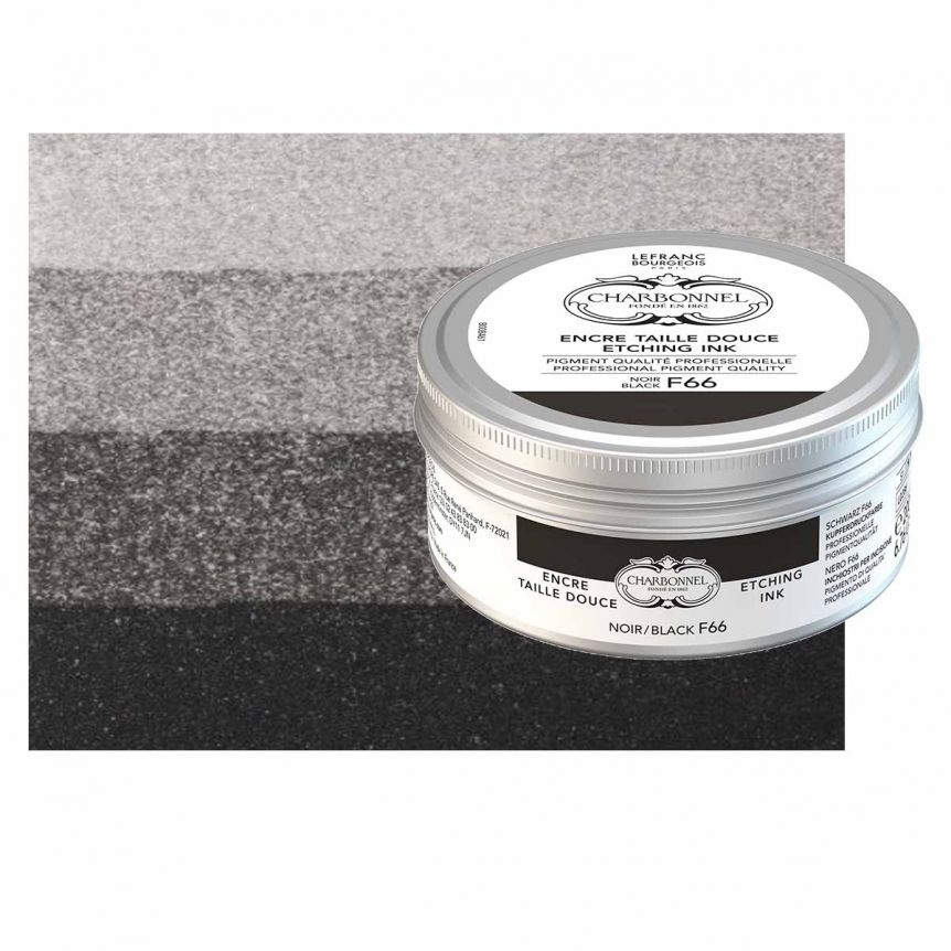 Charbonnel Etching Ink - Black F66, 200ml Can