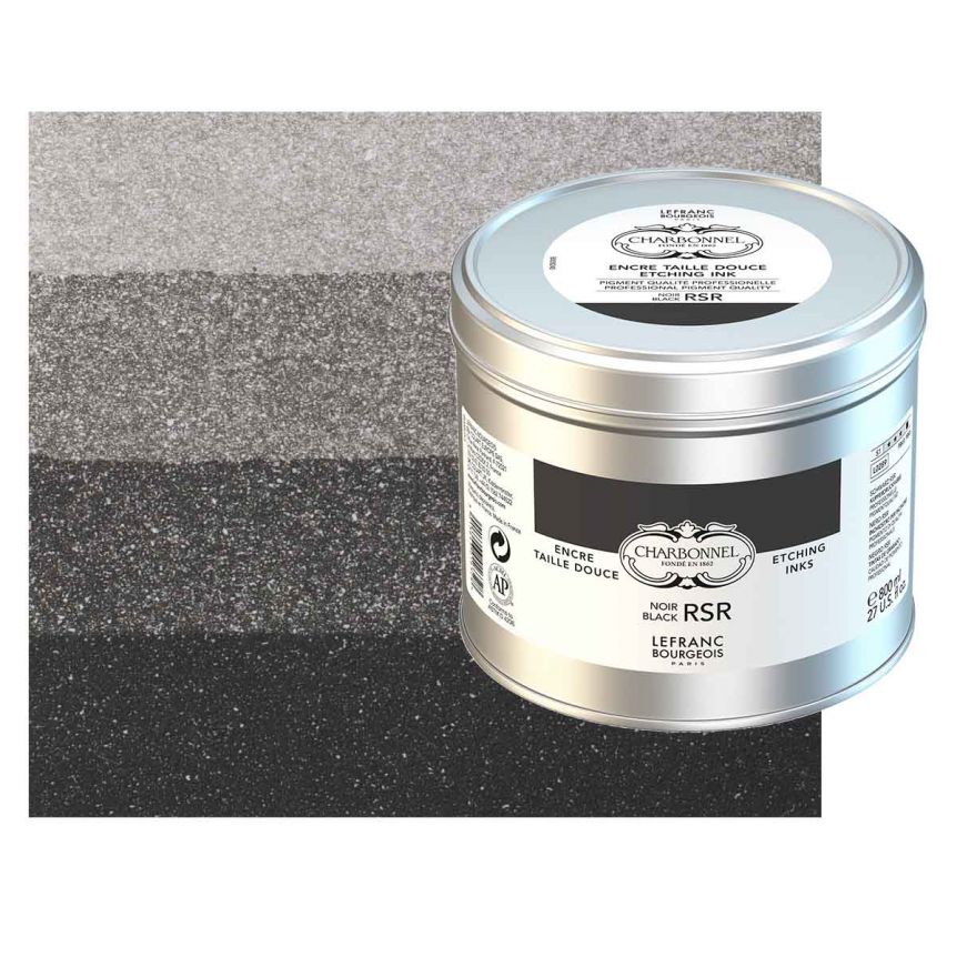 Charbonnel Etching Ink - Black RSR, 800ml Can