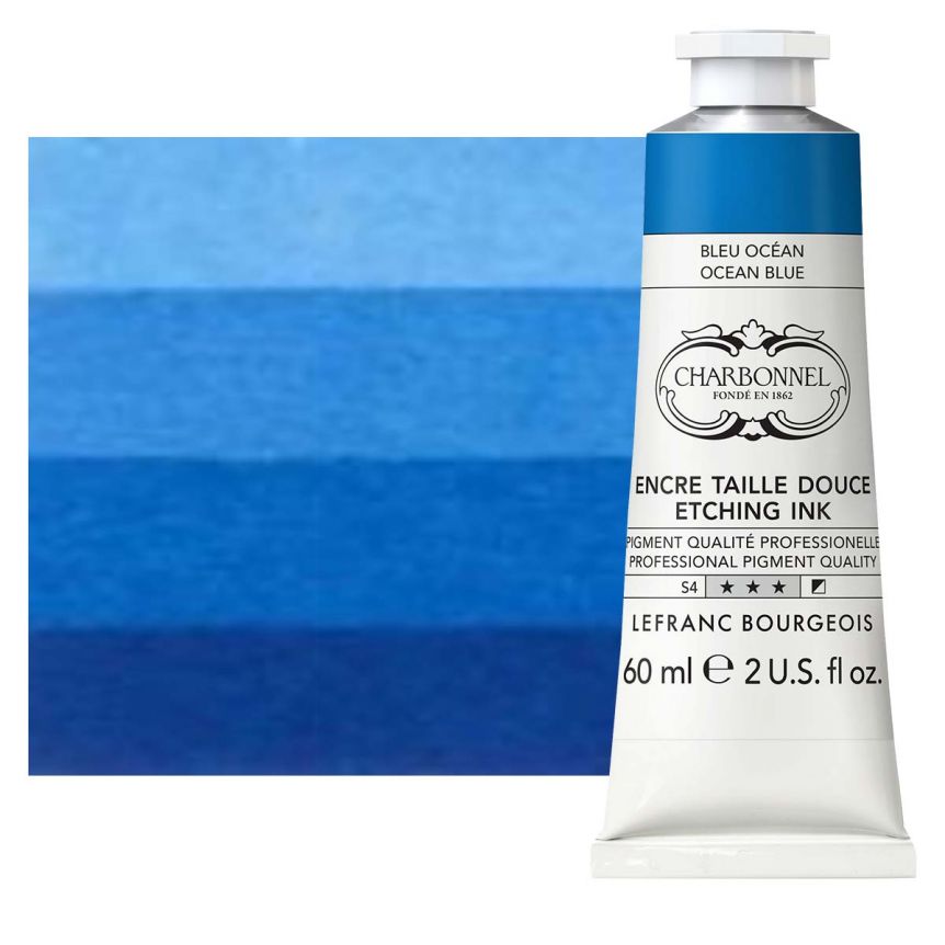 Charbonnel Etching Ink Ocean Blue, 60ml Tube Jerry's Artarama