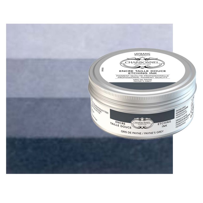 Charbonnel Etching Ink - Payne’s Grey, 200ml Can