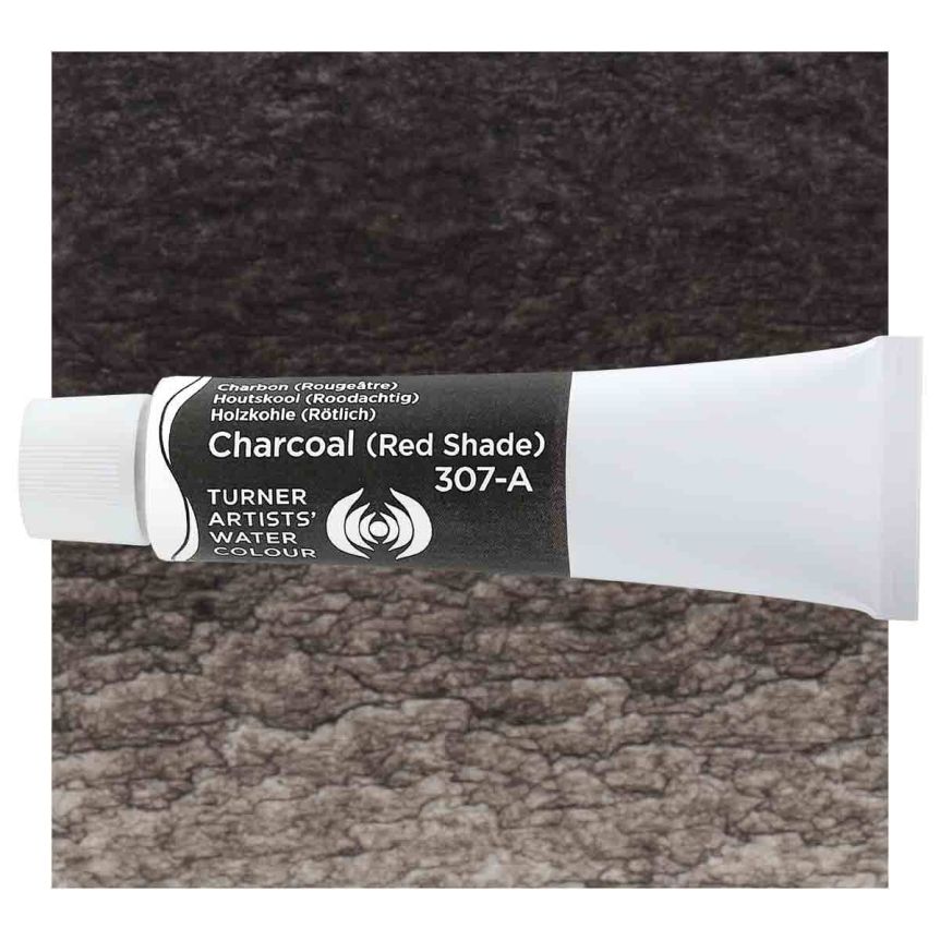 Turner Professional Watercolor - Charcoal Red Shade, 15ml Tube