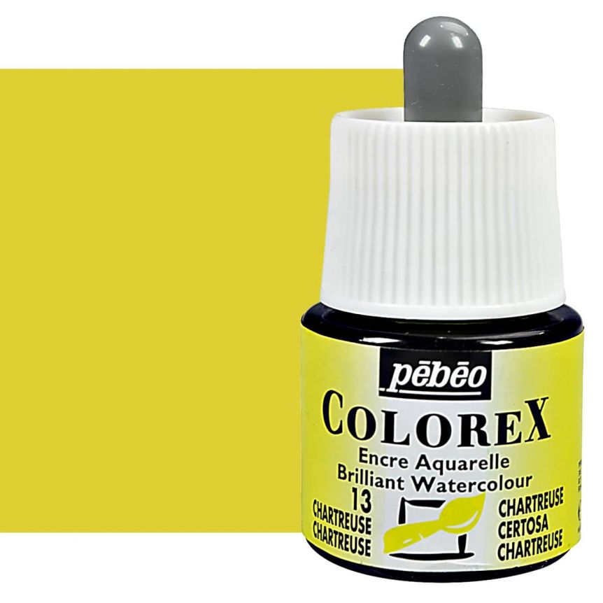 Pebeo Colorex Watercolor Ink Chartreuse, 45ml