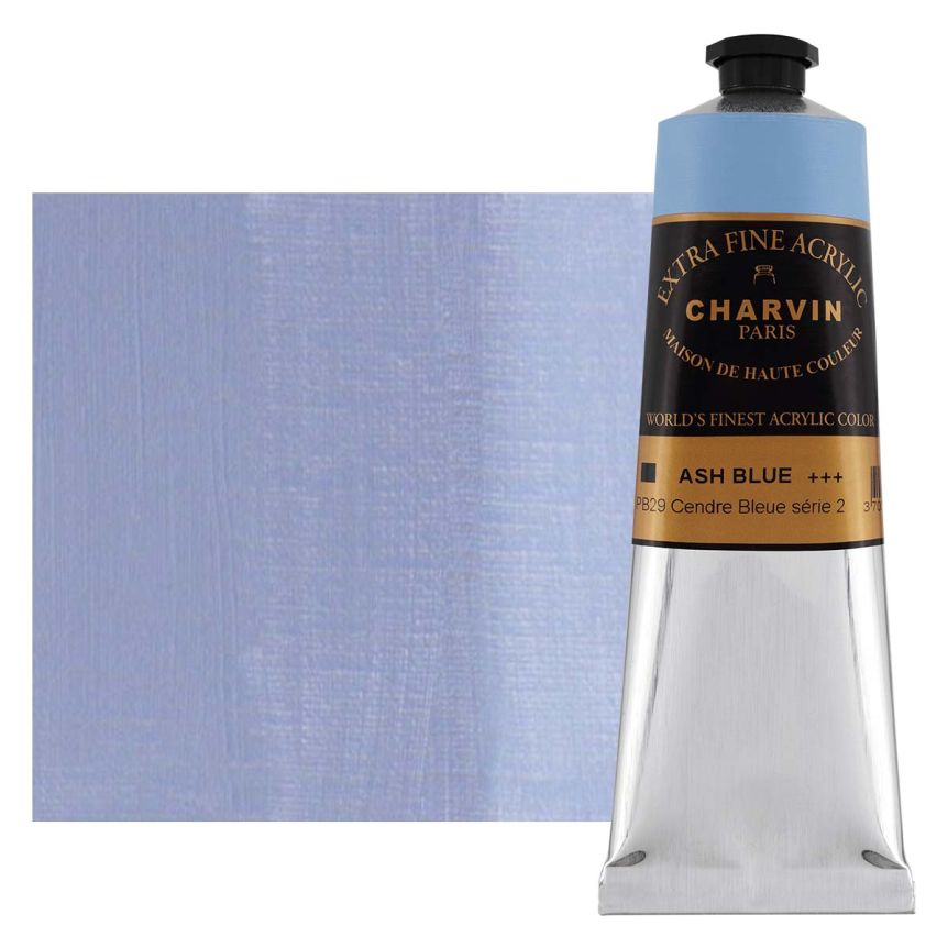 Charvin Extra-Fine Artists Acrylic - Ash Blue, 150ml