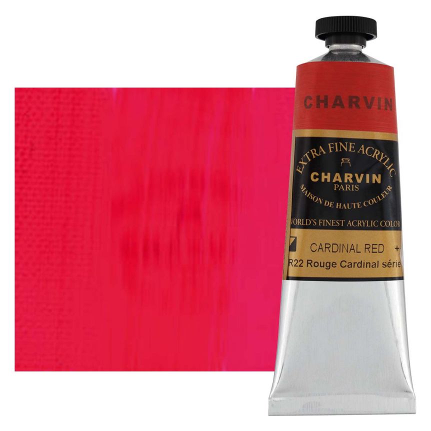 Charvin Extra-Fine Artists Acrylic - Cardinal Red