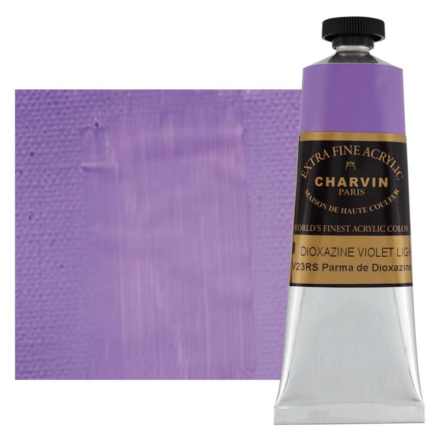 Charvin Extra-Fine Artists Acrylic - Dioxazine Violet Light