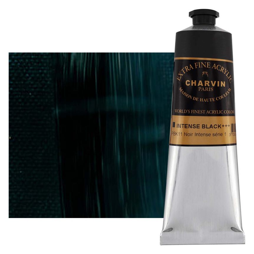 Charvin Extra-Fine Artists Acrylic - Intense Black