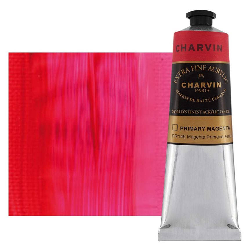 Charvin Extra-Fine Artists Acrylic - Magenta Red Primary