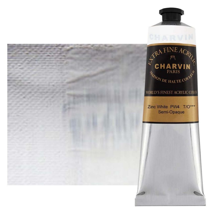 Charvin Extra-Fine Artists Acrylic - Zinc White

