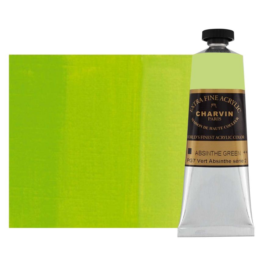 Charvin Extra-Fine Artists Acrylic - Absinthe Green, 60ml